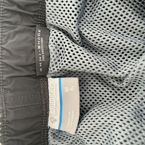 Columbia Omni-Shade Shorts Size M Gray Lined Outdoor Hiking Swimming Trunk - Picture 9 of 9